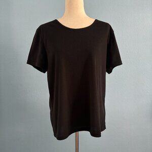 Black Sweater - Short Sleeves - Size XL - TravelSmith Brand
